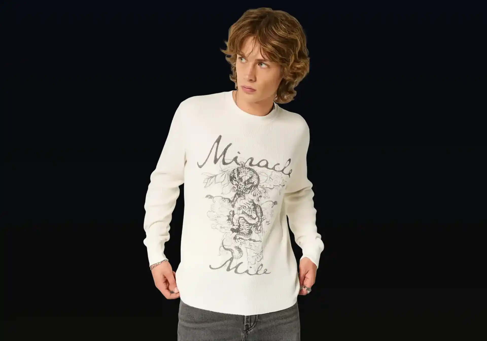 Mirage Script Printed Tee