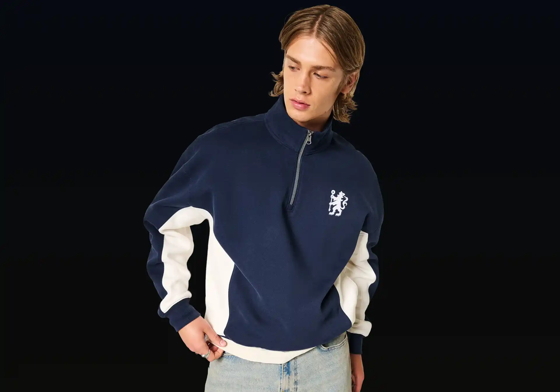 Blue Bloc Sweatshirt